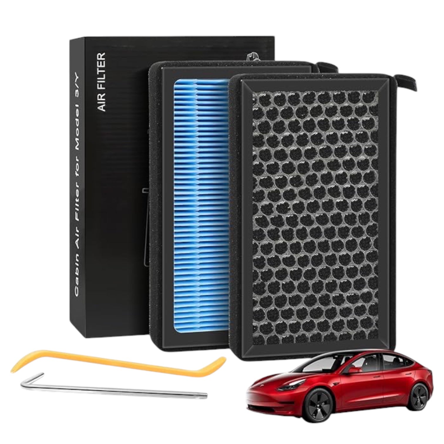 Udskiftning af luftfilter i Tesla Model 3/Y