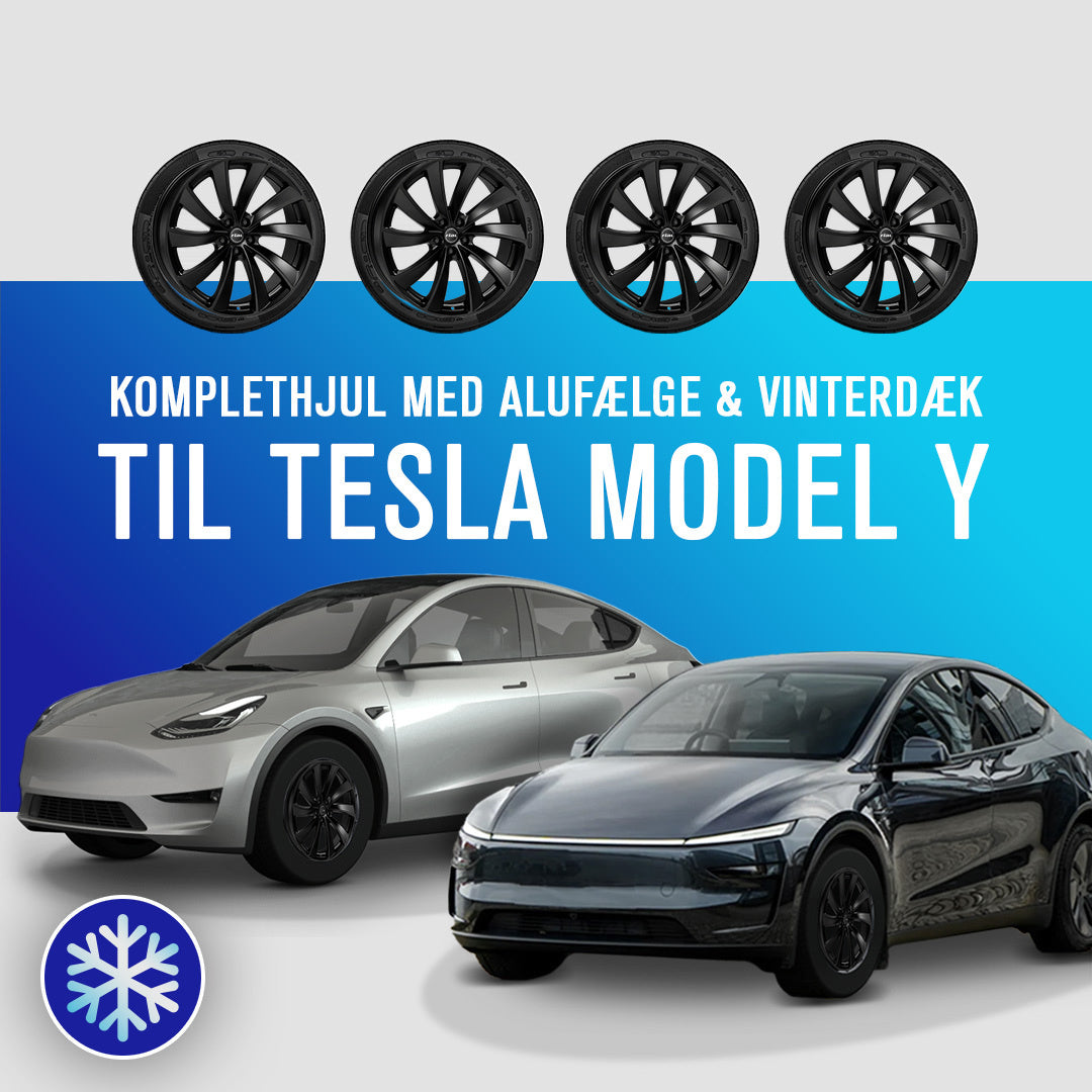 19" komplethjul med vinterdæk - Tesla Model Y