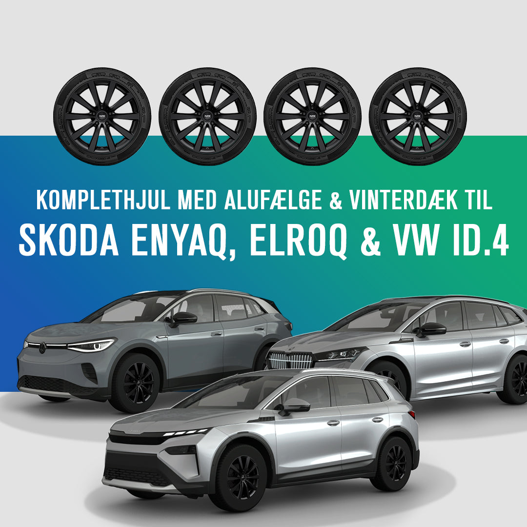 19" komplethjul med vinterdæk - Enyaq/Elroq/VW ID.4