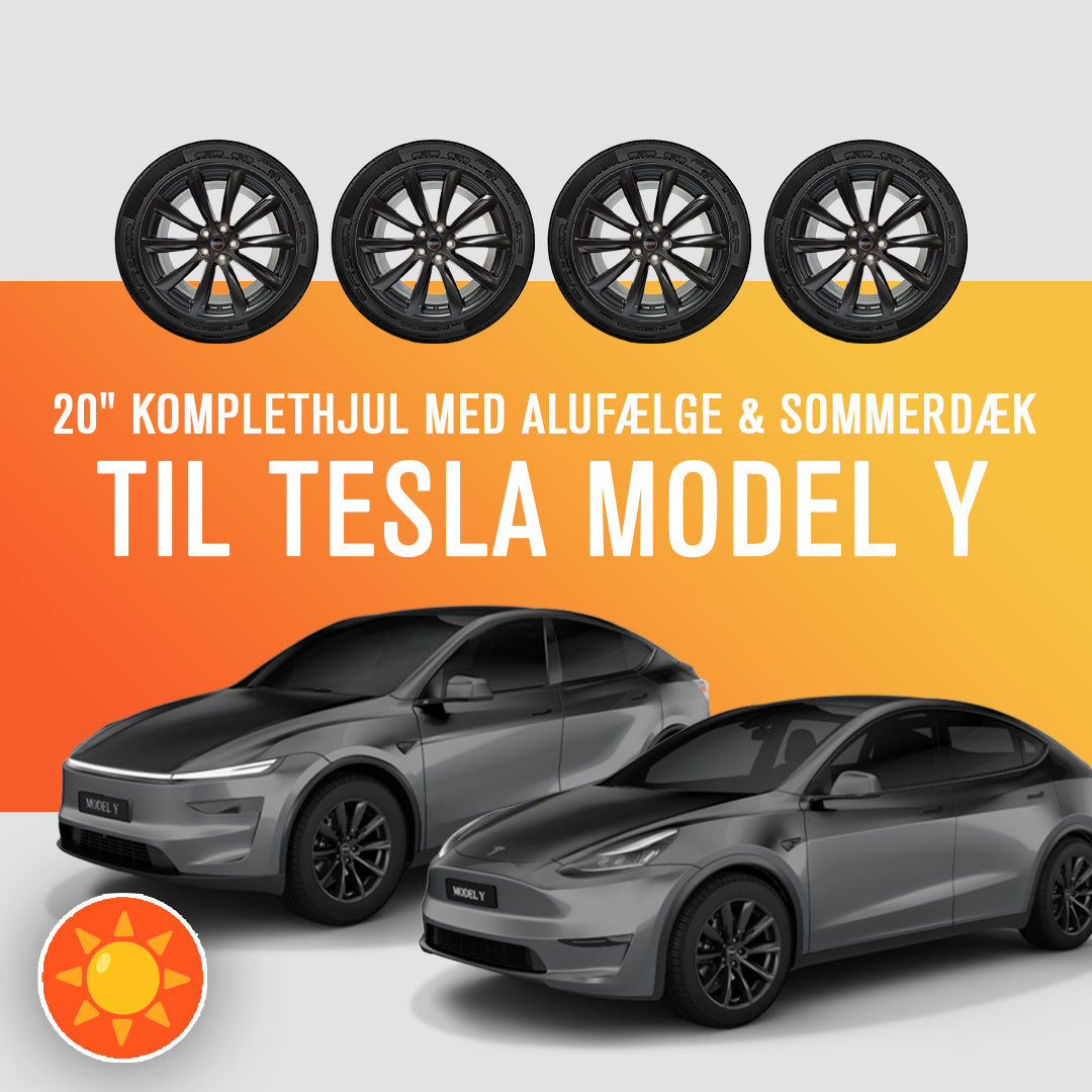 20" komplethjul med sommerdæk - Tesla Model Y