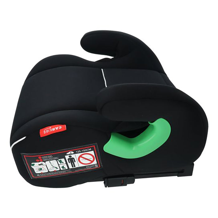 CarKids Isofix selepude R129, set fra siden med synligt grønt Isofix-forbindelsesarm