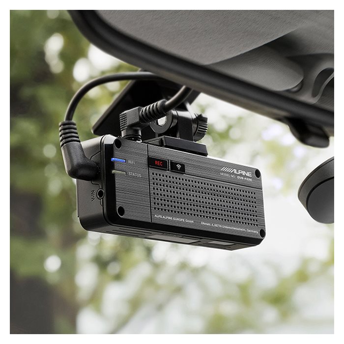 Alpine DVR-F220 dashcam Full HD, med GPS