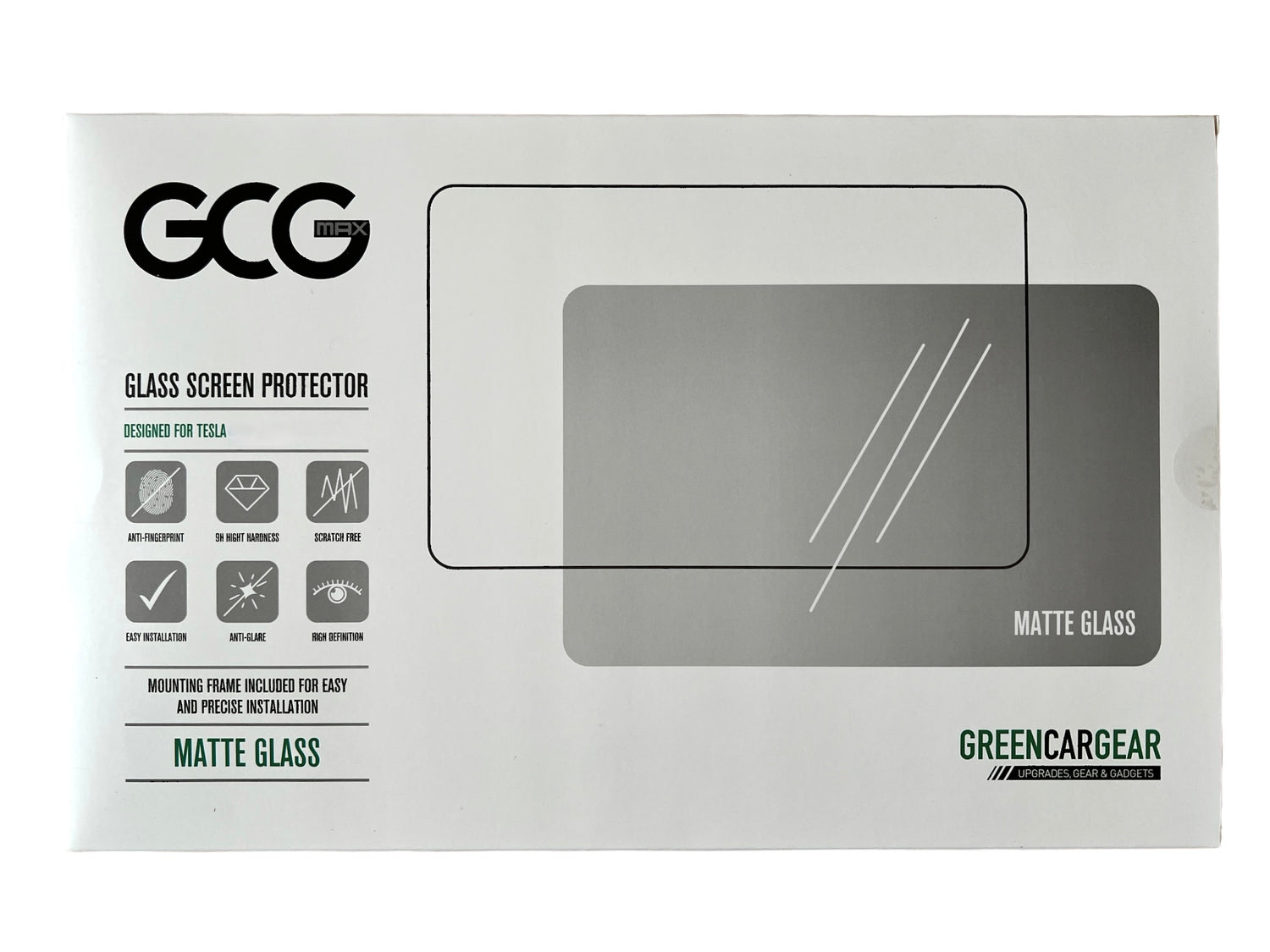 GCG MAX skærmbeskytter – Tesla Model 3/Y (Highland & Juniper)