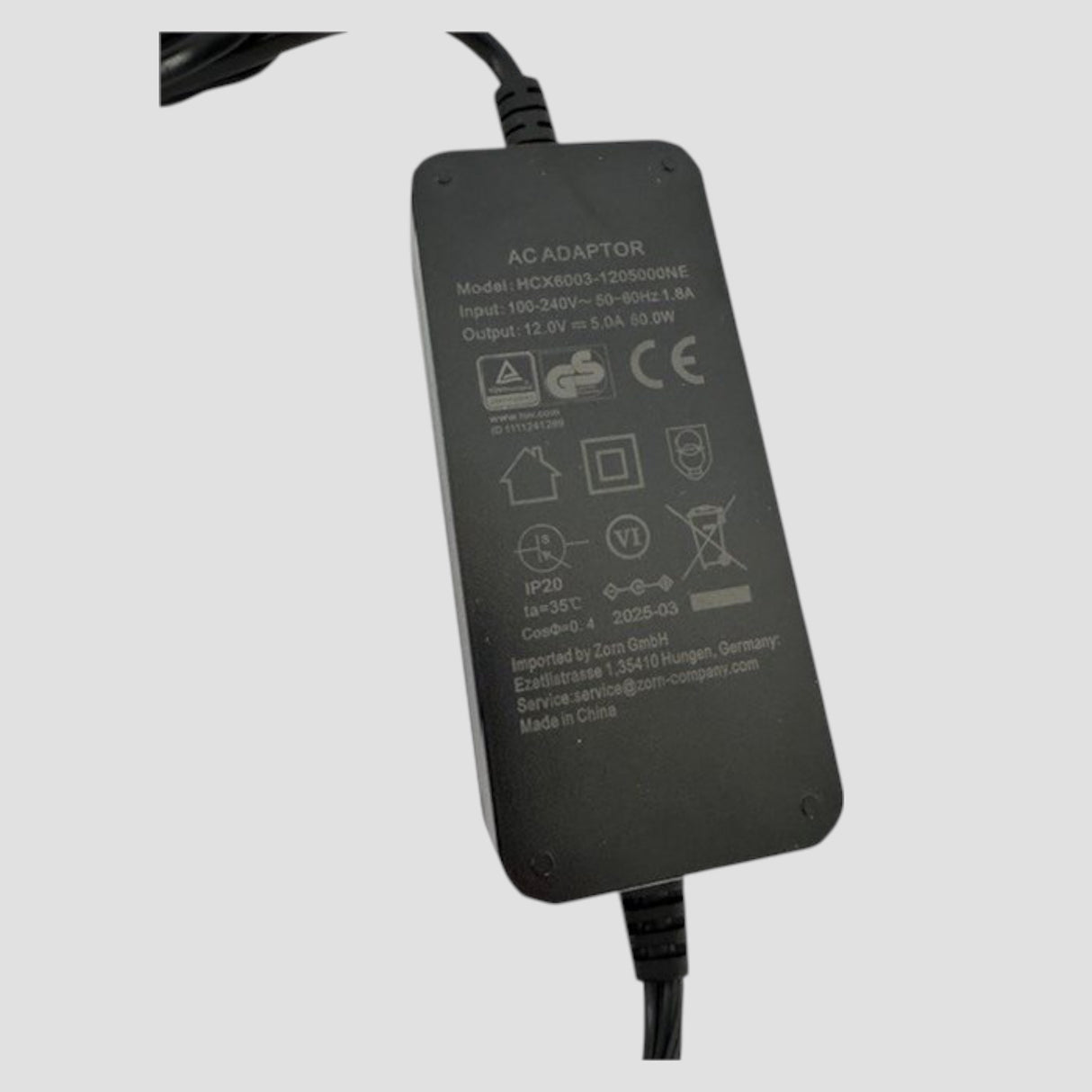 ZORN 12V til 230V adapter sæt