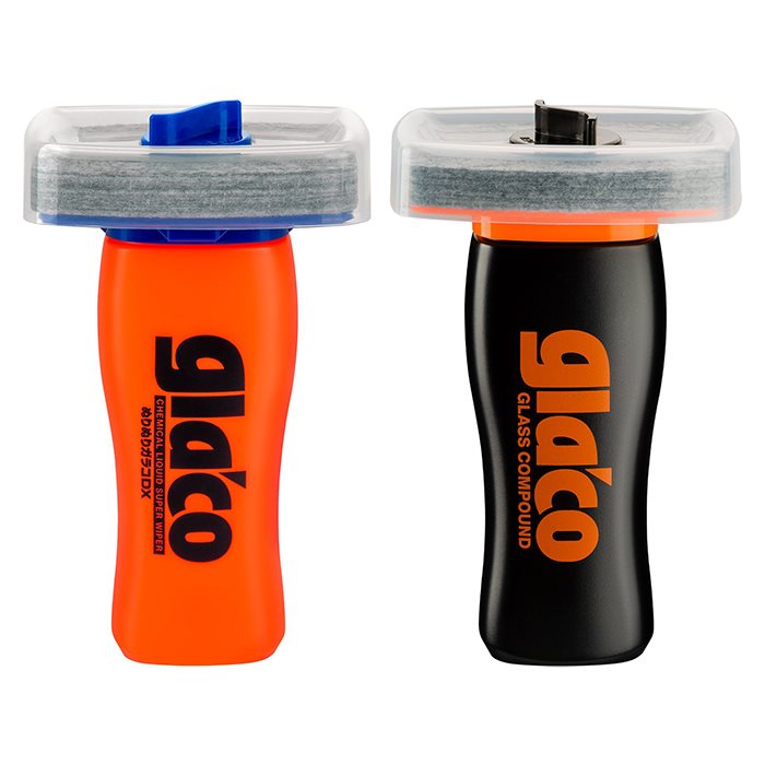 Soft99 Anti Rain coating kit - Glaco DX + Glass Compound Roll On