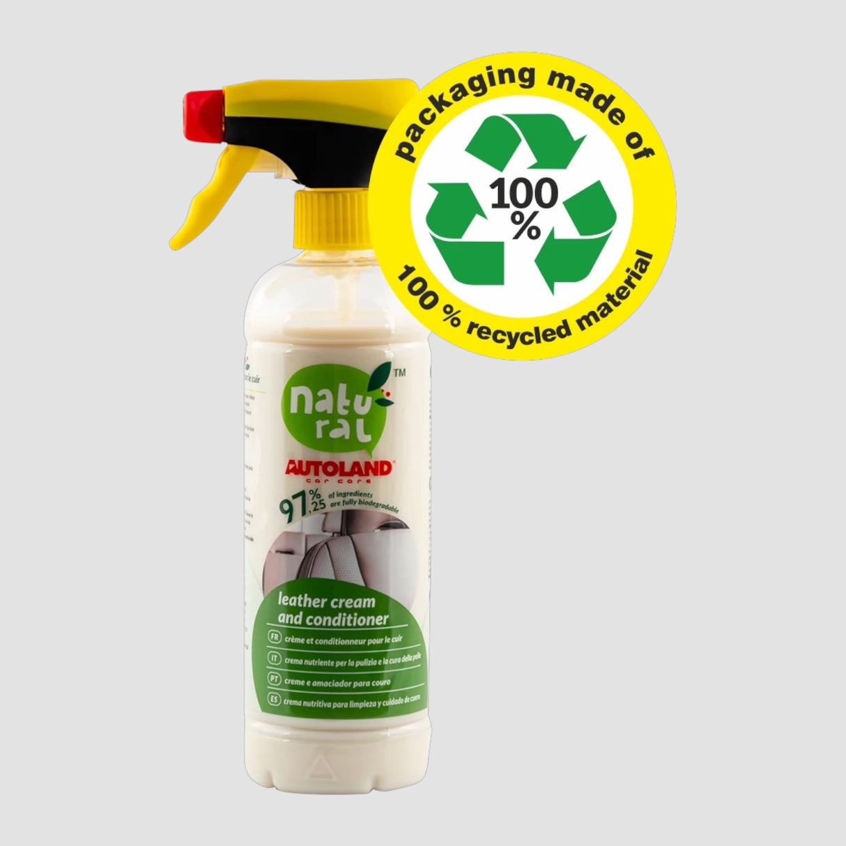 Autoland Leather Cream and Conditioner (Natural) - Biologisk nedbrydeligt