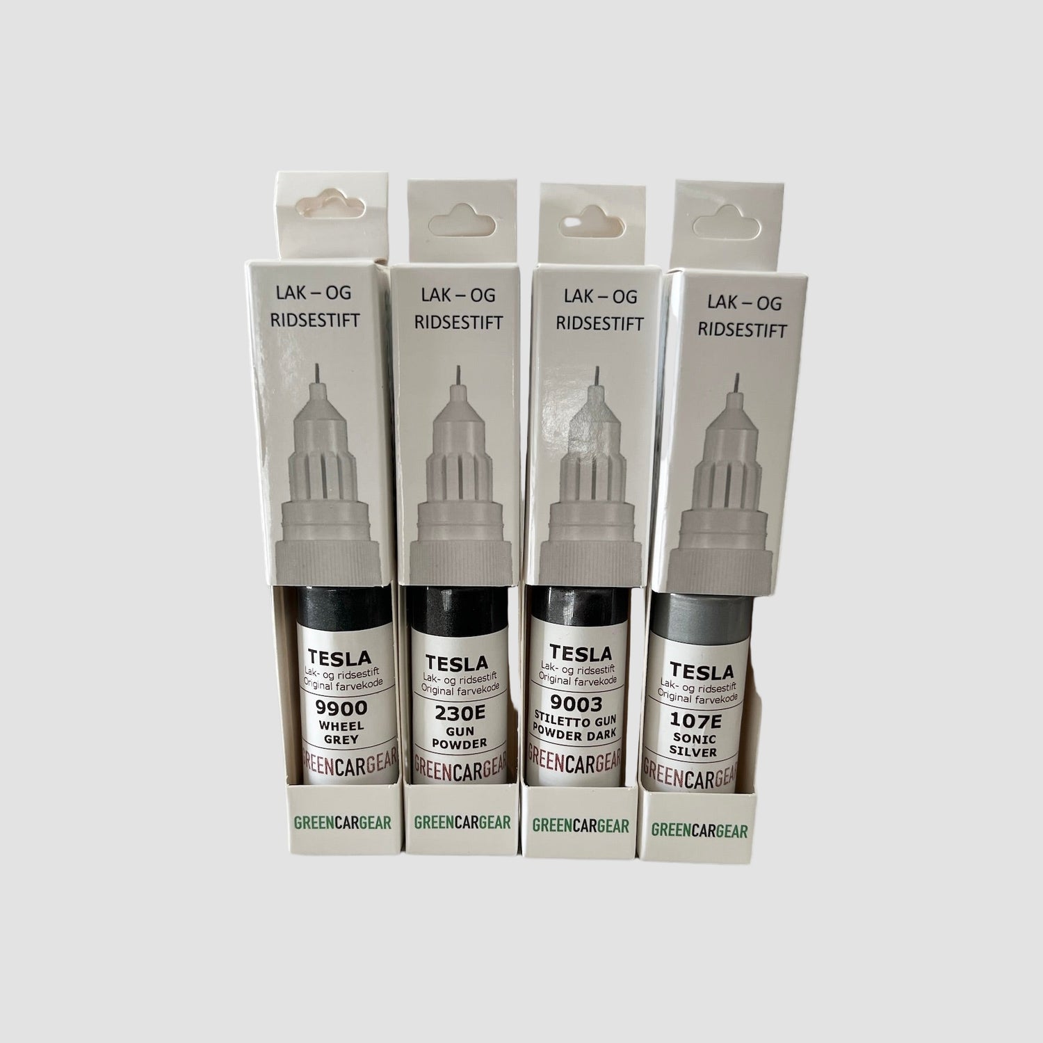 Lakstift til Tesla org. fælge