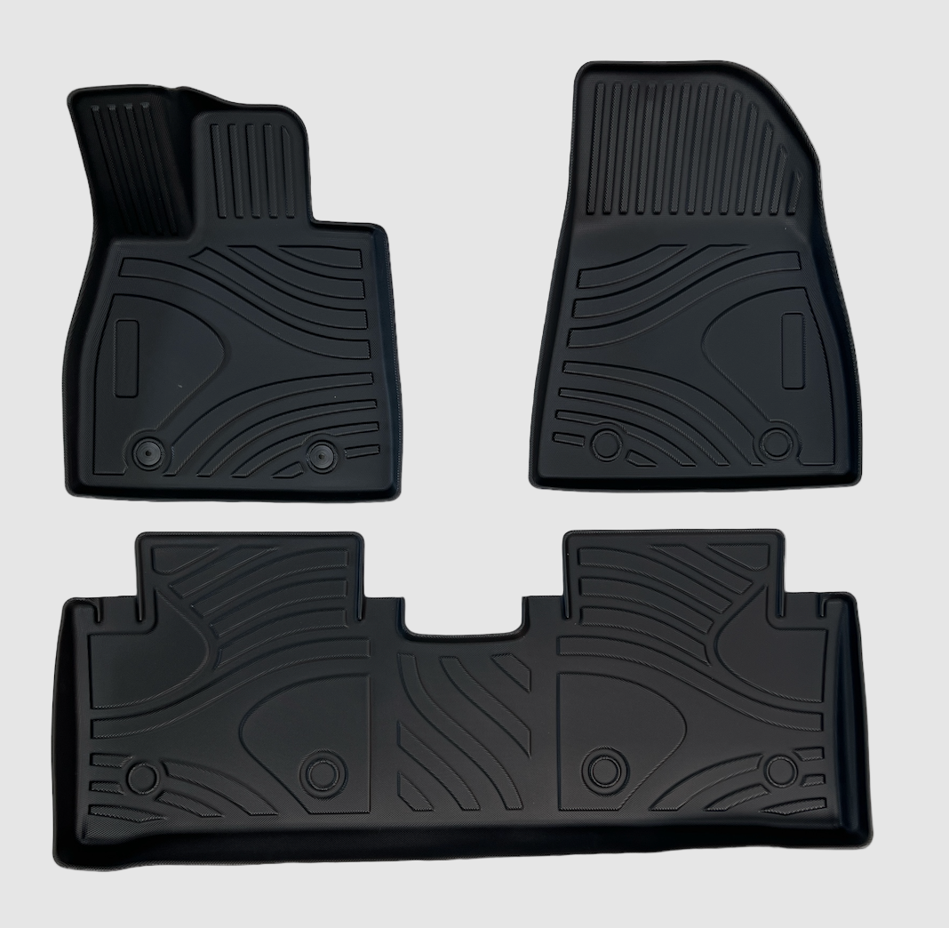 Måttesæt til BYD Seal, 3D All Weather i sort gummi.