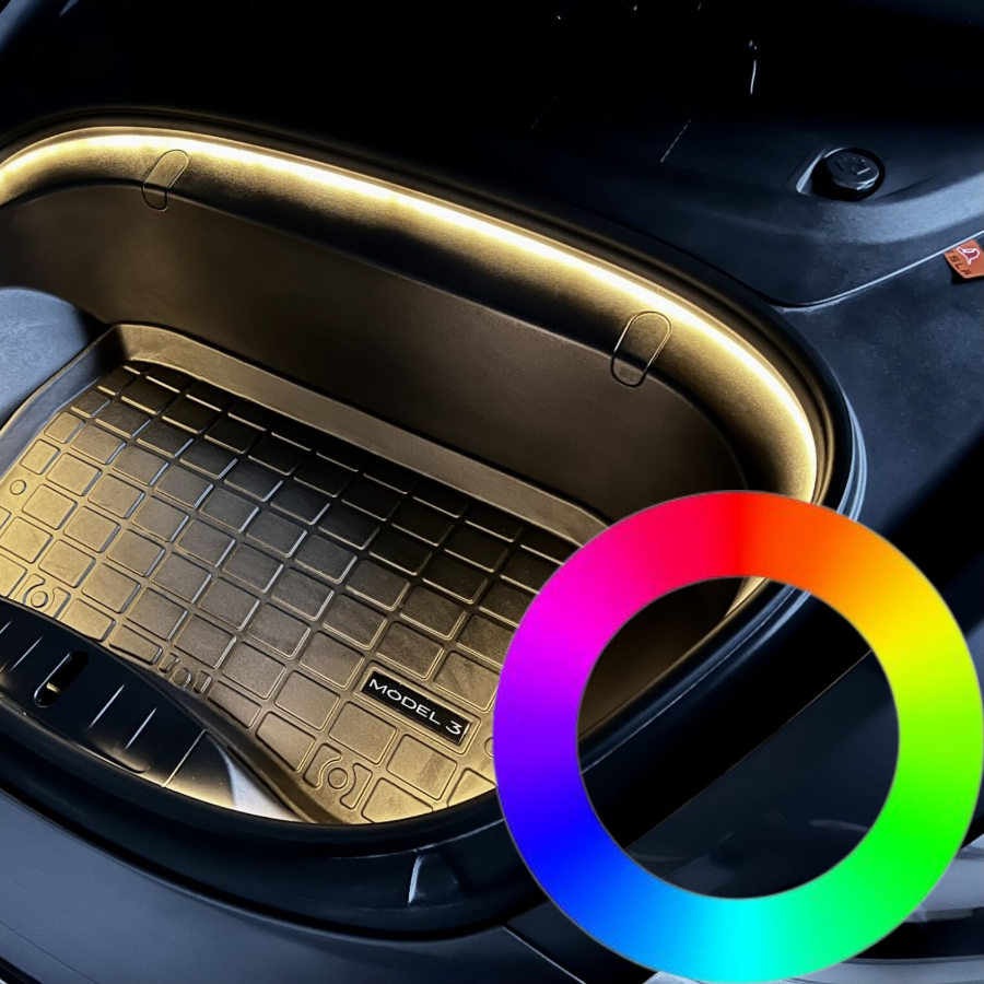 LED lysbånd til frunken – Passer til Tesla Model 3/Y