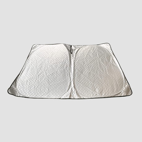 Solafskærmning til forruden, XPENG G6, sølvfarvet og isolerende design.