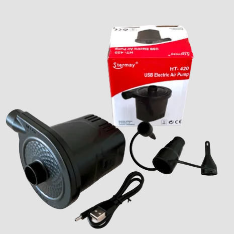 Luftmadras til elbil pumpe som medfølger