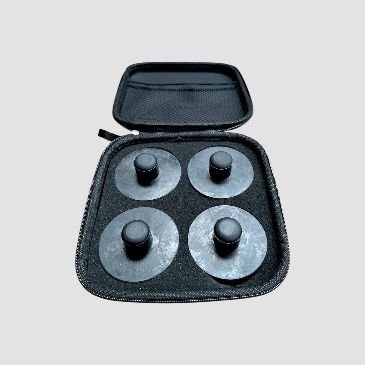 4 x løfteklodser inkl. opbevaringstaske