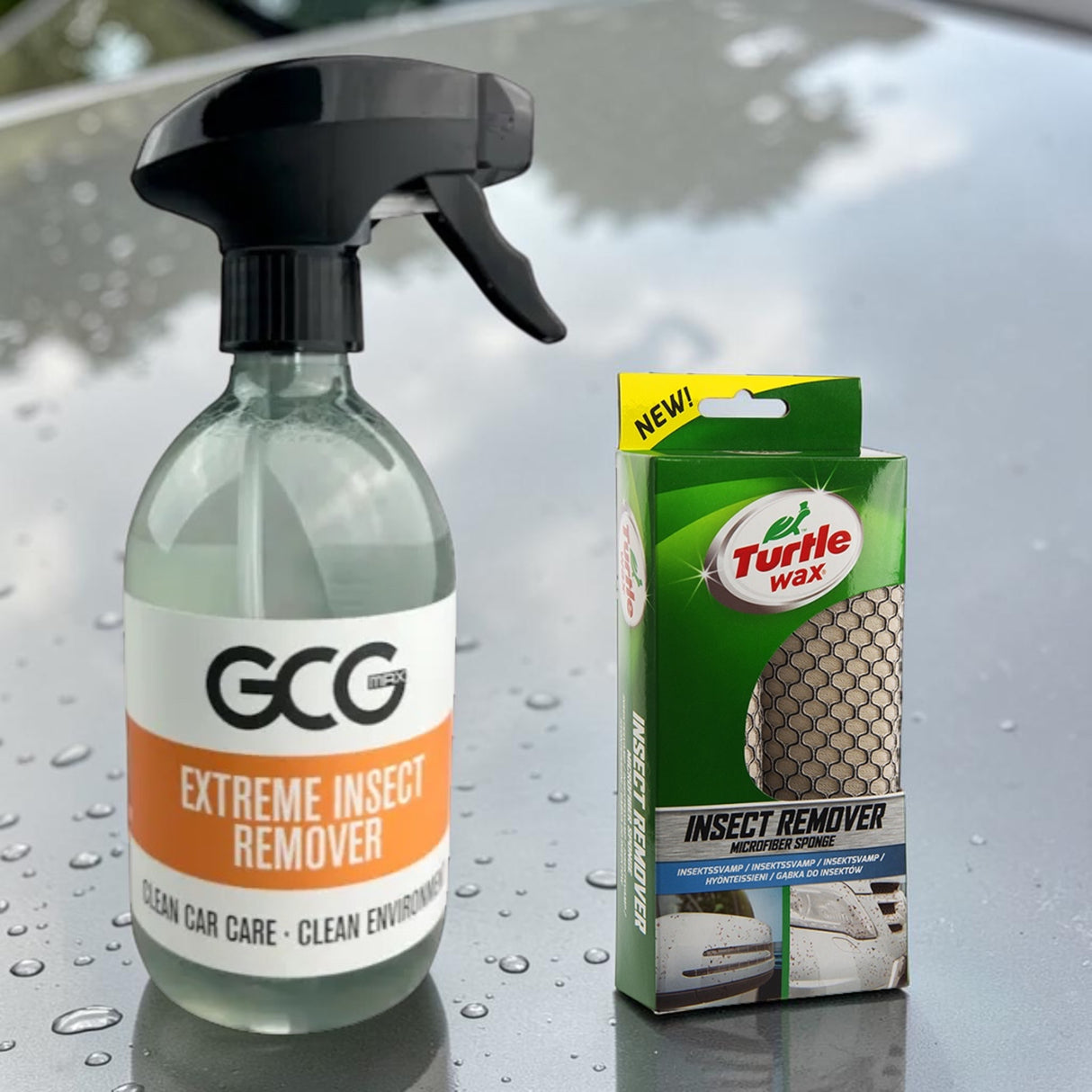 GCG MAX Extreme Insect Remover + Turtle Wax Insekt- og tjæresvamp