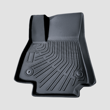 Nærbillede af måtte til førersiden i en Kia EV3