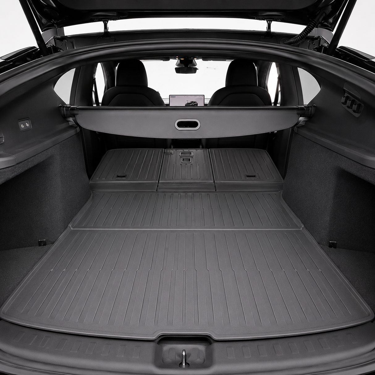 Bagagerumsmåtte med sædebeskytter, passer til Tesla Model Y