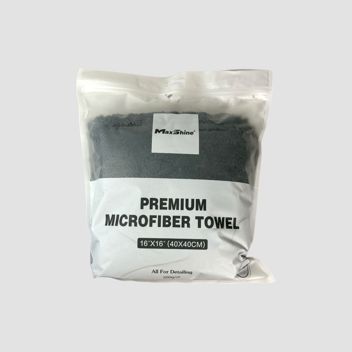 3 x Maxshine Premium Microfiberklud 40x40cm 600GSM