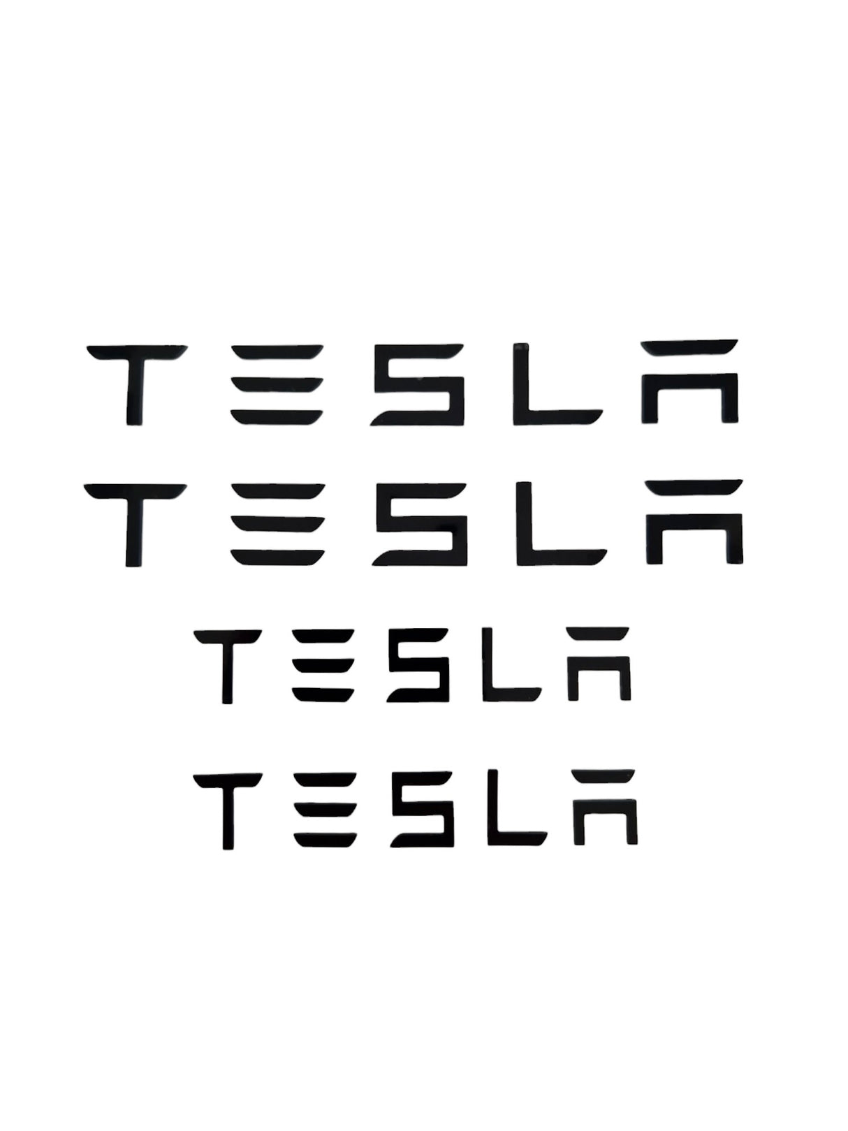 Bogstaver "TESLA"