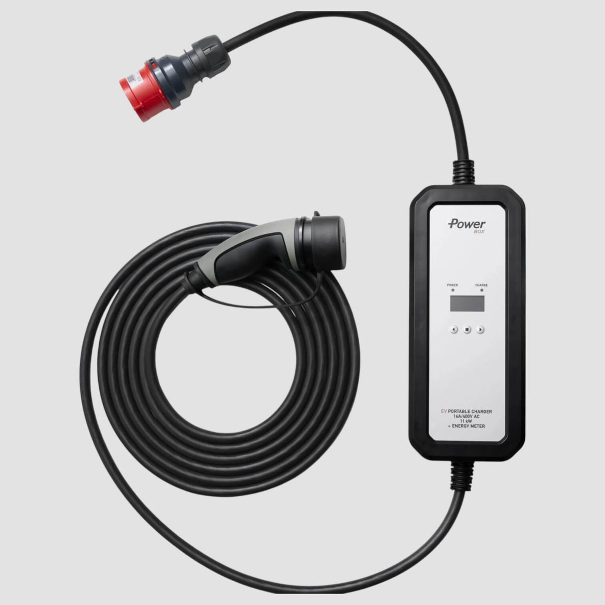 Power Portable 22kW mobil oplader med Type 2 stik og CEE-stik