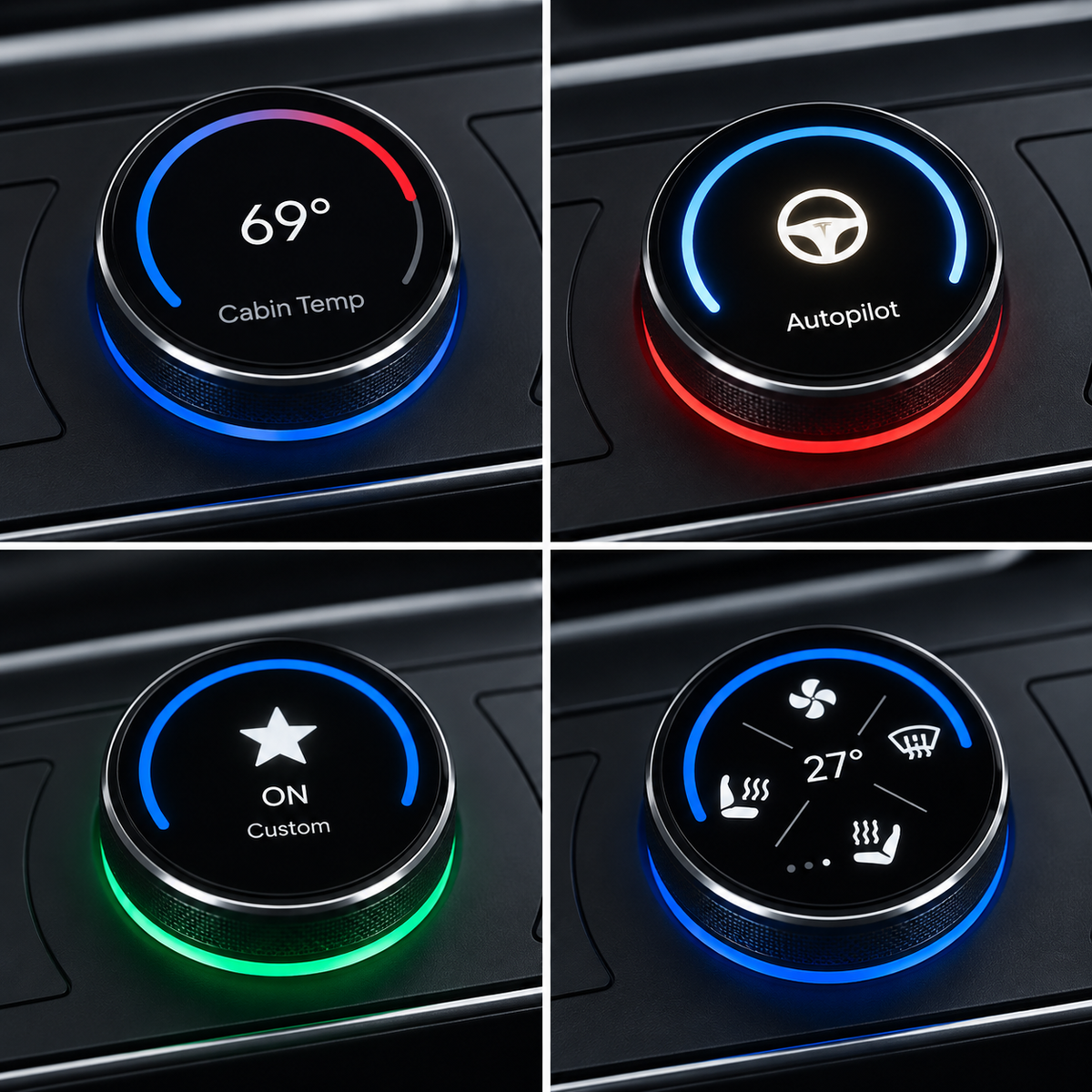 S3XY Knob til Tesla Model 3/Y