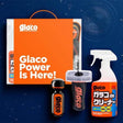 Soft99 Glaco glascoating kit med tre bilplejeprodukter til ruder