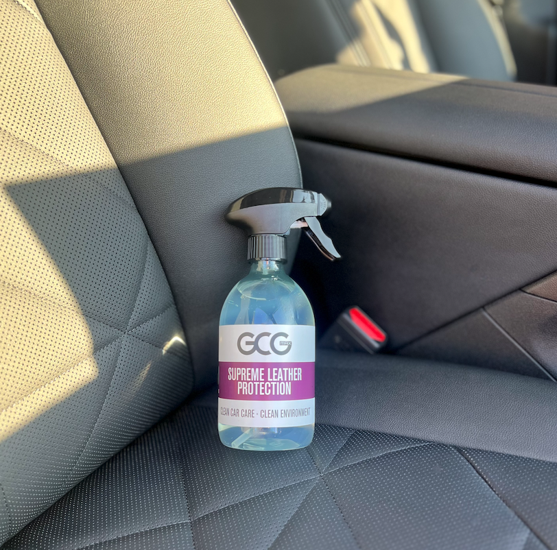 GreenCarGears eget produkt til lædersæde pleje