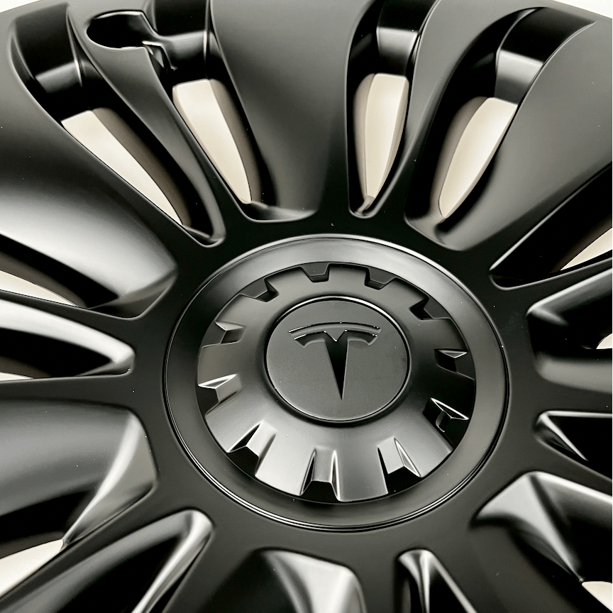 Vortex hjulkapsler, passer til Tesla Model Y org. 19″ standard fælge