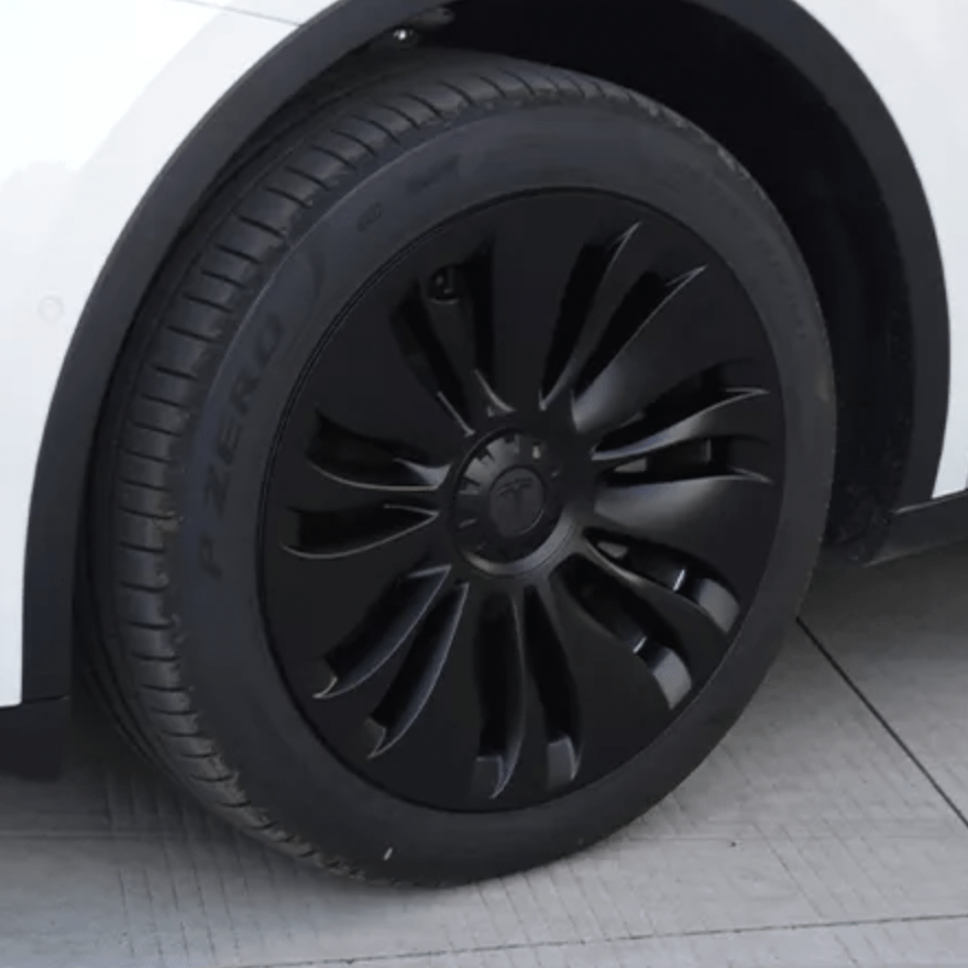 Vortex hjulkapsler, passer til Tesla Model Y org. 19″ standard fælge