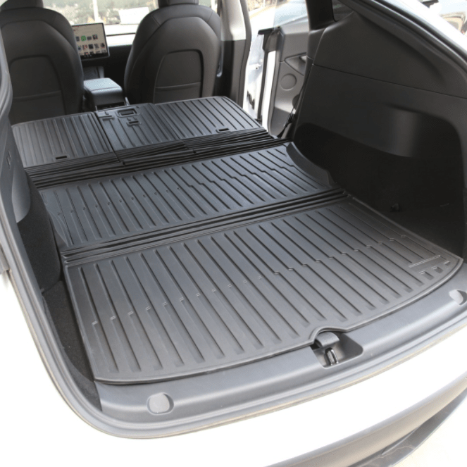 Bagagerumsmåtte med sædebeskytter, passer til Tesla Model Y
