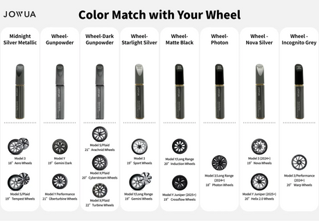 Jowua lakstifter til Tesla original fælge