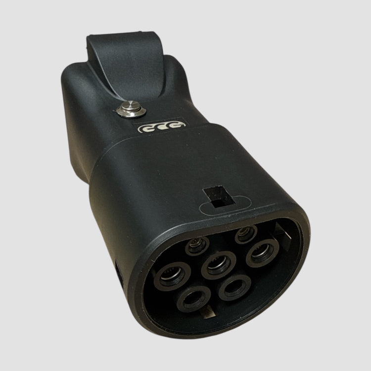 Sort V2L adapter – Type 2 til 230V udtag