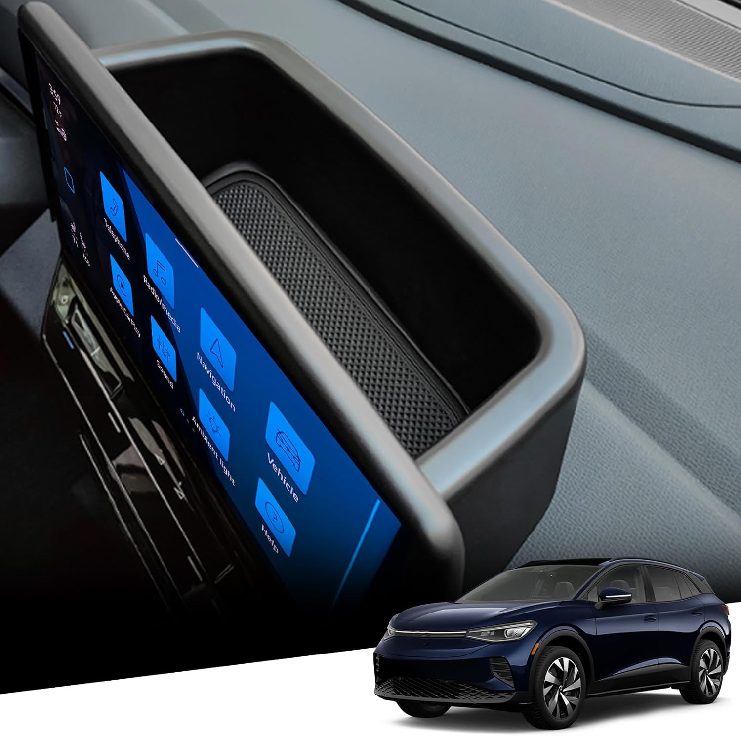 Opbevaringsboks bag skærm - VW ID.4