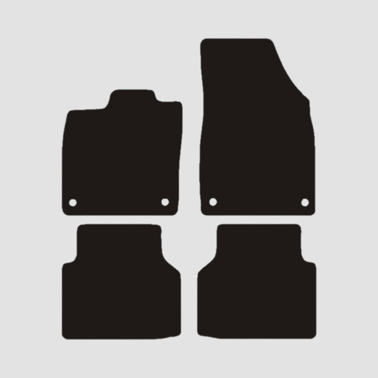 Velourmåttesæt XPENG G6 2023-