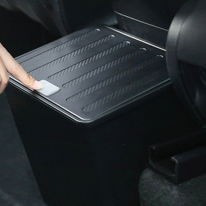 Affald/opbevaringsboks med kliklåg (bagsædet) – Passer til Tesla Model Y