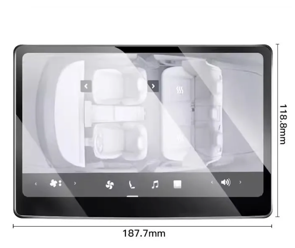 8" skærmbeskytter (bagsæde) til Tesla Model 3 & Y