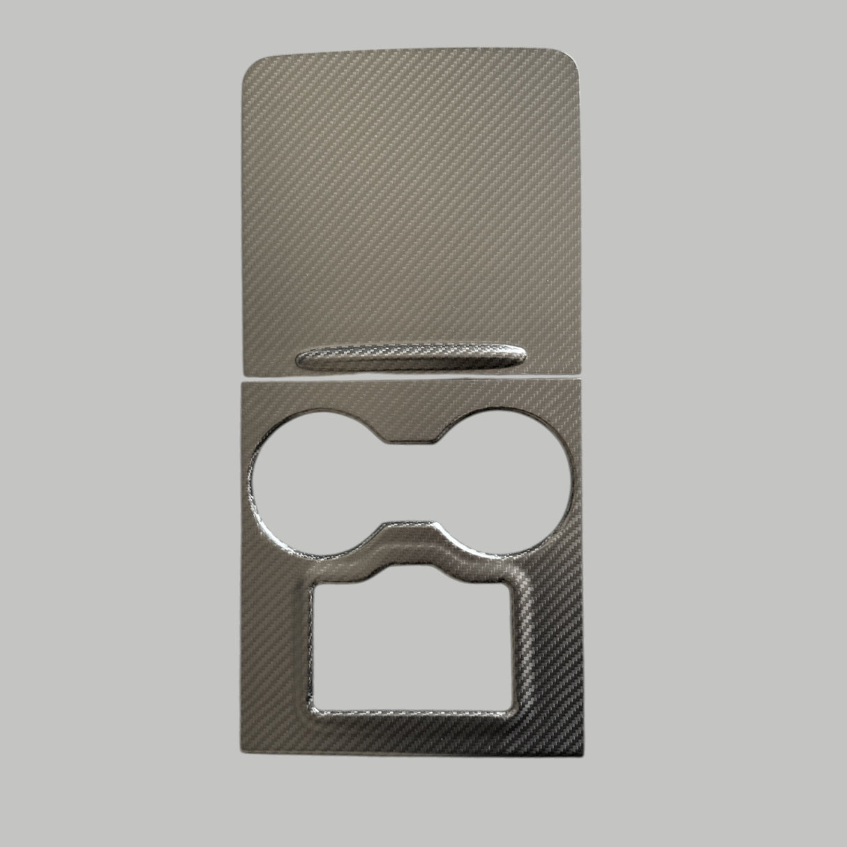 Cover til midterkonsol i ægte carbon til Tesla Model 3/Y