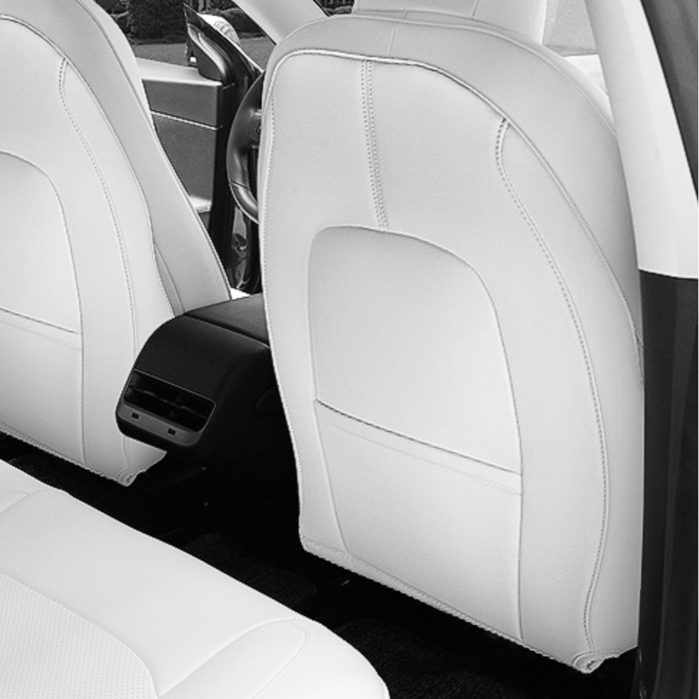 Ryglænsbeskytter monteret med hvis farve.