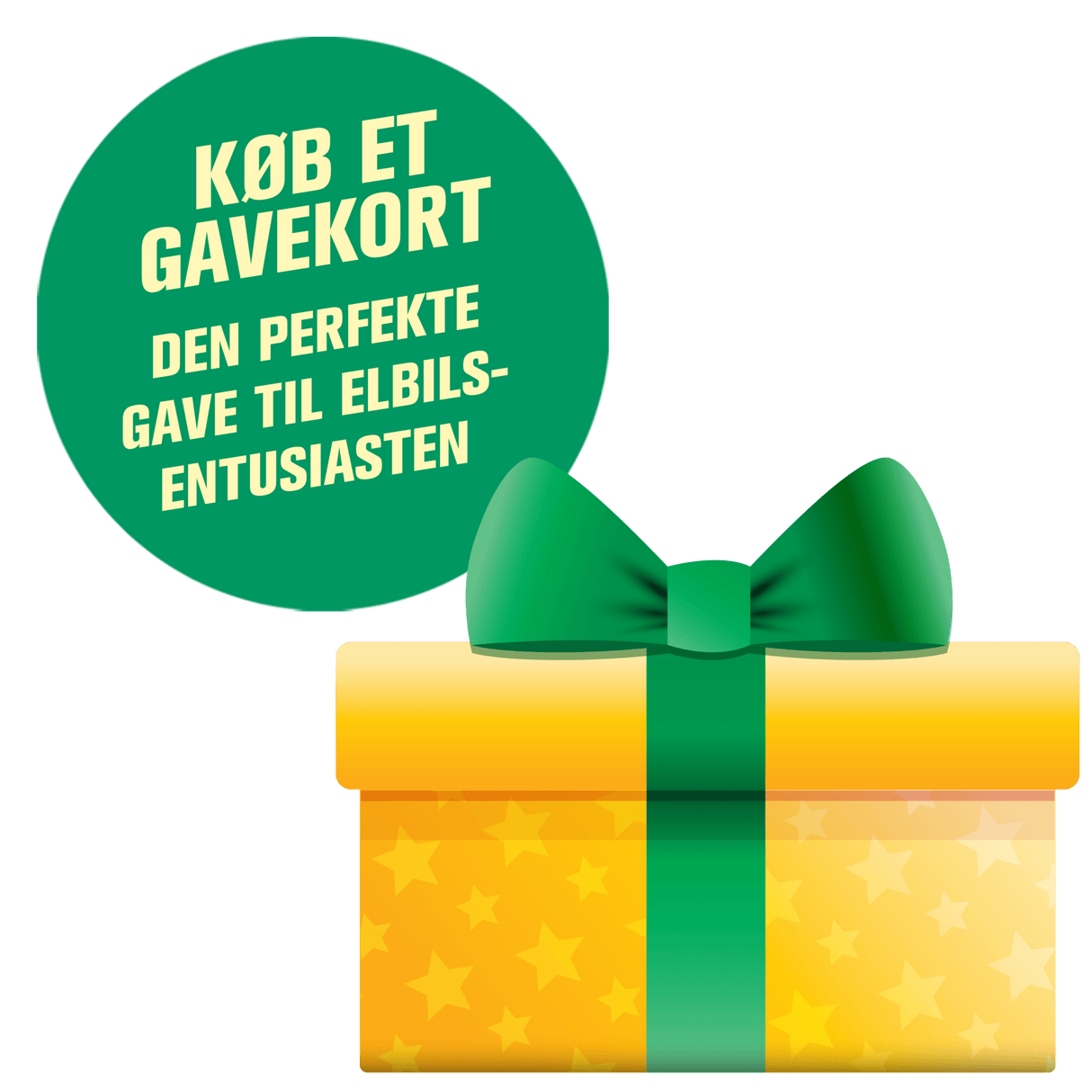 Køb et gavekort – Den perfekte gave til elbils-entusiasten.