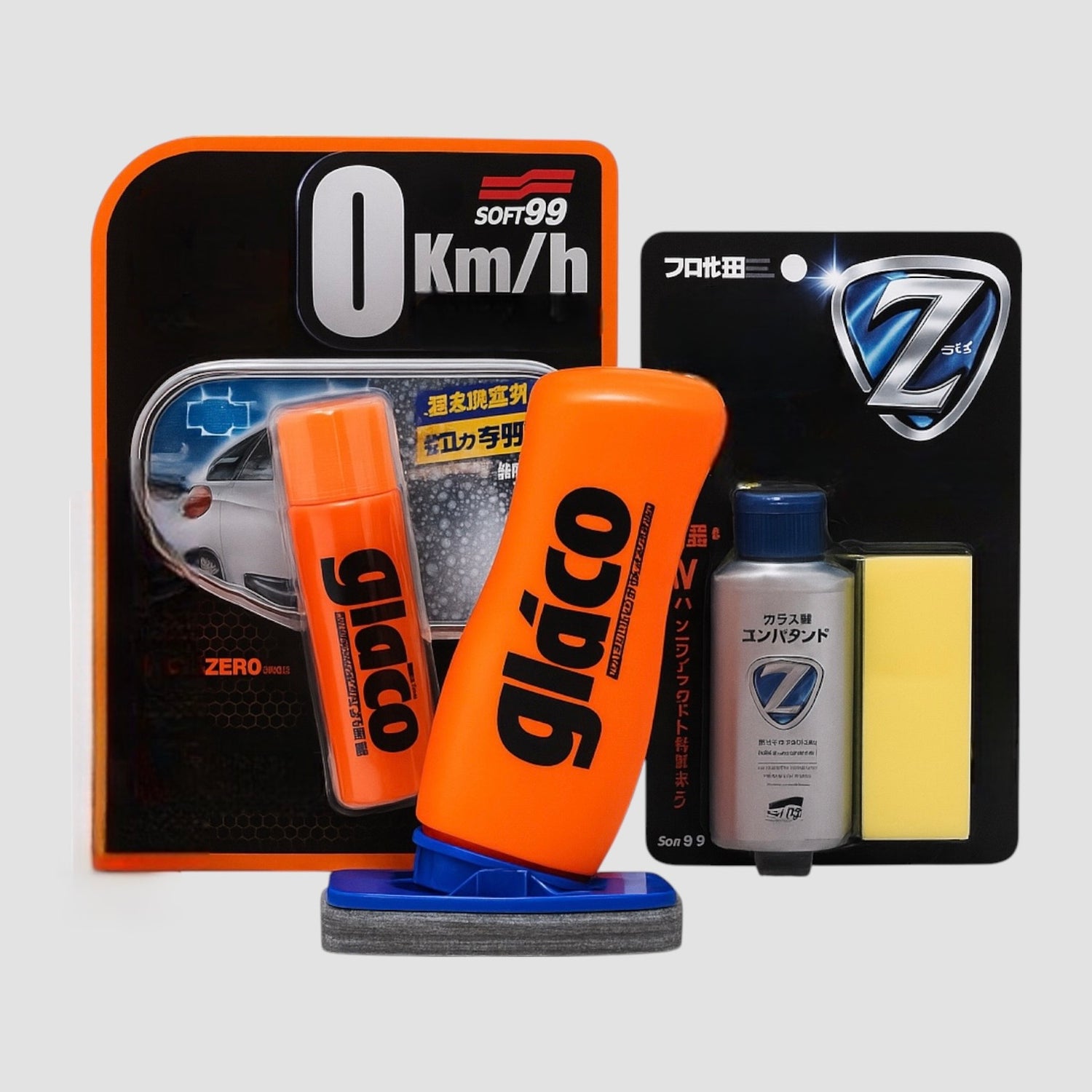 Soft99 Glaco Glasforsegler - Komplet pakke