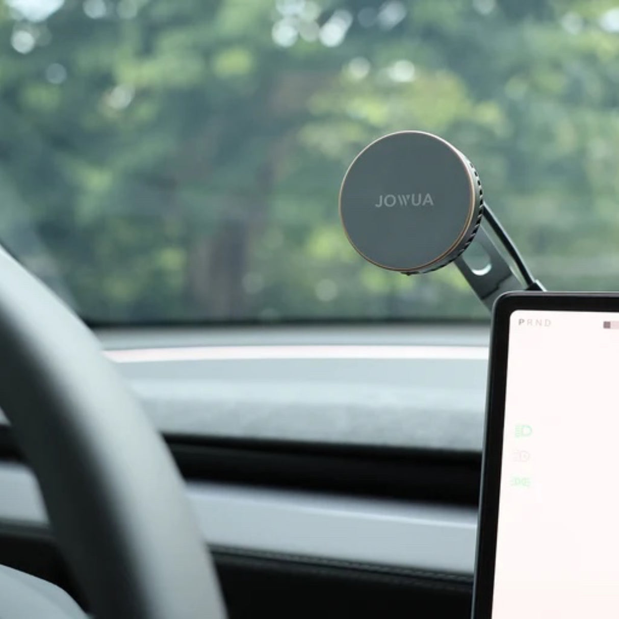 Jowua mobiltelefon-holder med opladning og aktiv køling