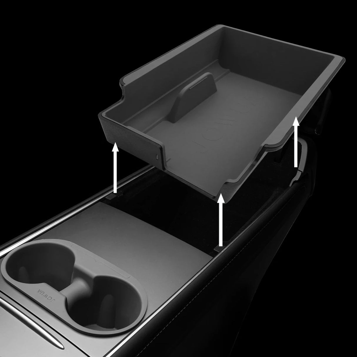 Jowua opbevaringsboks (armlæn) Passer til Tesla Model Y og Model 3