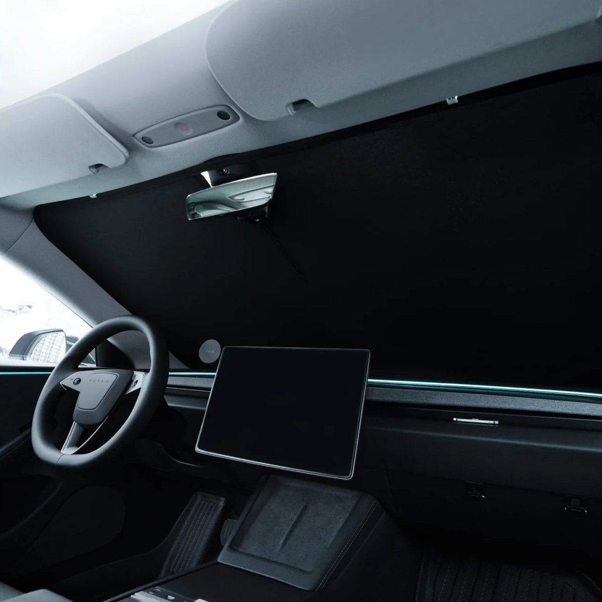 Jowua solafskærmning til forruden - Passer til Tesla Model 3