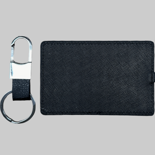 nøglering som kan brugs til kortholderen.