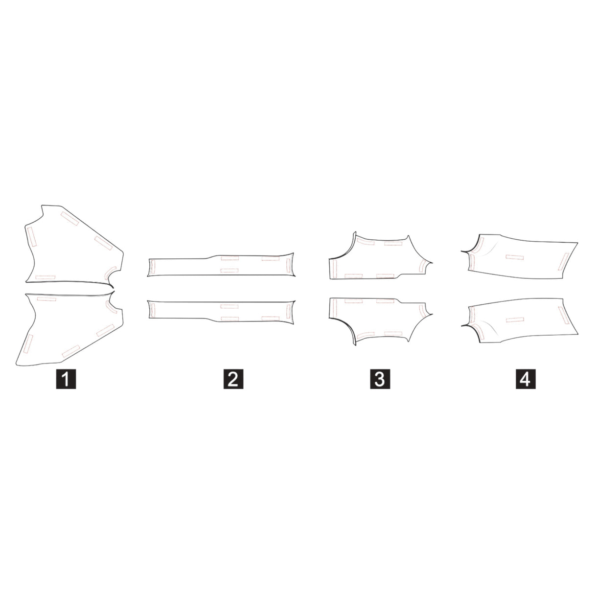 Beskyttelseslister – passer til Tesla Model Y 2025-