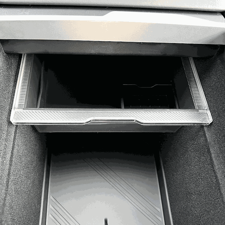 Opbevaringsboks til midterkonsol med underlag (foran) Tesla Model 3/Y