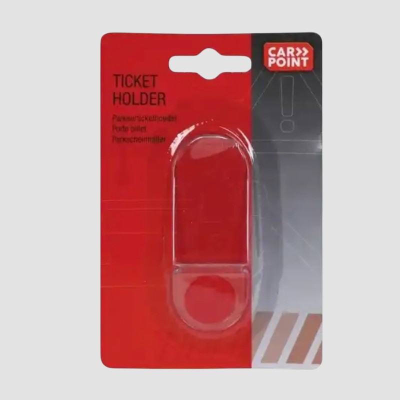 Holder til parkerings biletter. Kan bruges i forruden