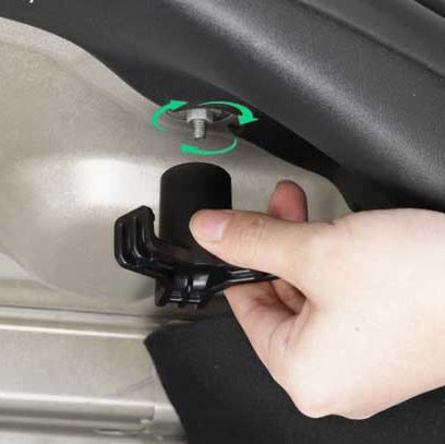 Montering af posekrog i en Tesla model 3