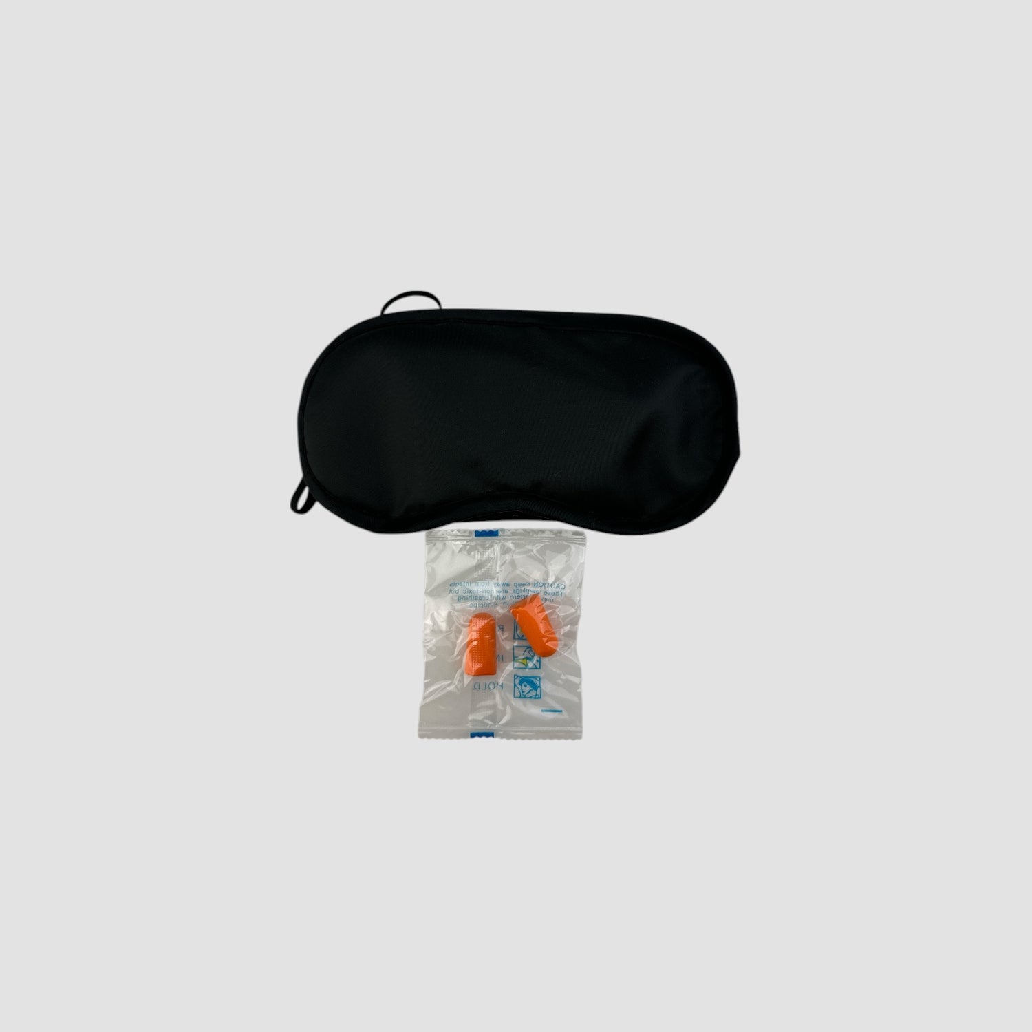 Sovemaske med ørepropper