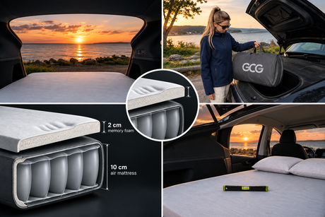 Bedste bilmadras 2026: GCG MAX LevelComfort og Luxus sammenlignet med andre bilmadrasser