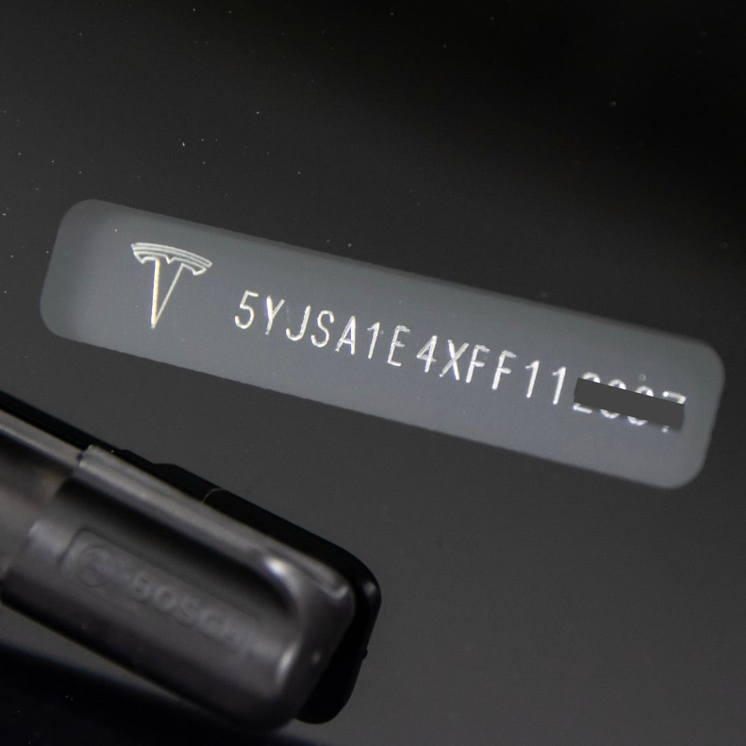 stelnummer på tesla model 3
