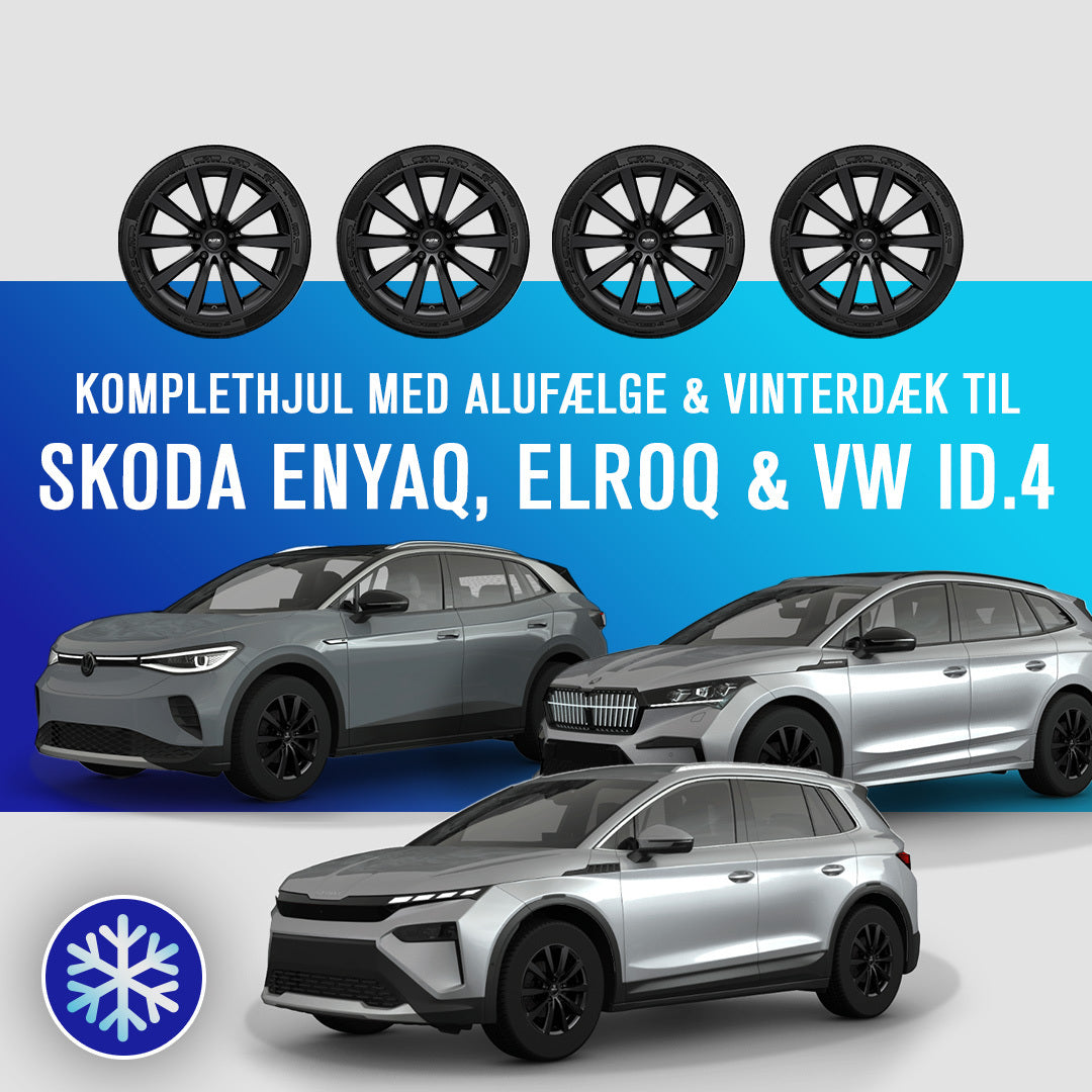 19" komplethjul med vinterdæk - Enyaq/Elroq/VW ID.4